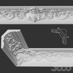 现代石膏线造型组合3d模型「免费下载」