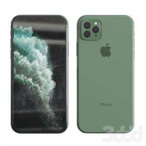 现代iPhone11手机3d模型「免费下载」