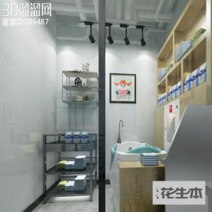 现代宠物店3d模型「免费下载」