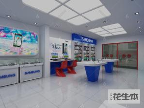 后现代手机店3d模型「免费下载」