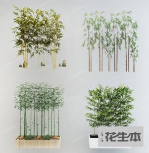 现代竹子3d模型「免费下载」