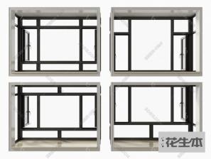 现代飘窗3d模型「免费下载」