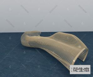 后现代异形沙发3d模型「免费下载」