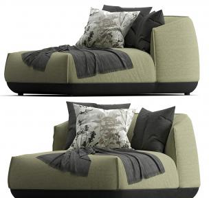 现代休闲沙发免费3d模型下载