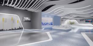 现代城市规划展厅3d模型下载
