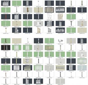 欧式罗马柱组合su草图模型下载